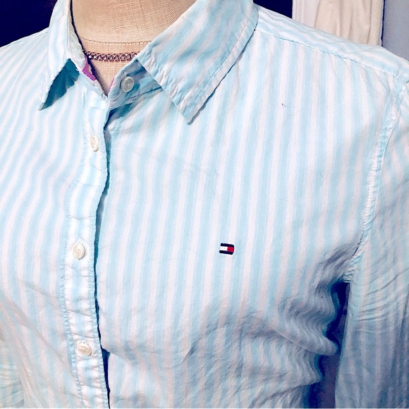 Tommy Hilfiger Button Down Blouse - Picture 4 of 6